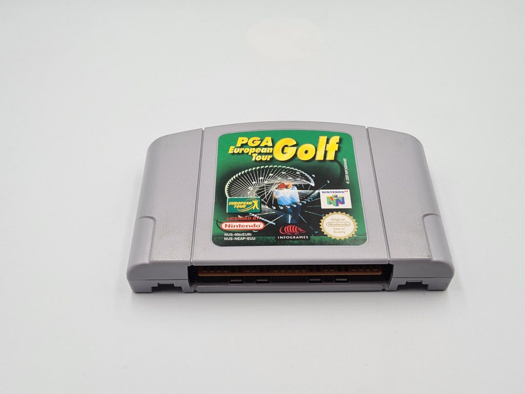 N64 Nintendo 64 PGA European Golf Tour mit OVP und Anleitung EUR - T-Retro-Games 