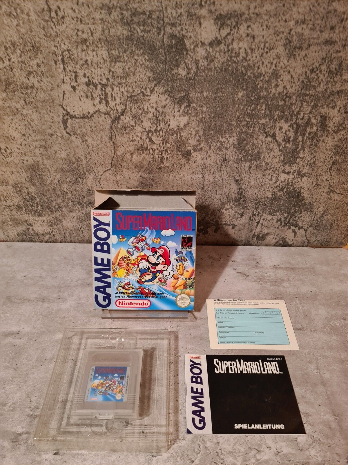 Nintendo Game Boy Classic Spiel Super Mario Land mit OVP und Anleitung NOE - T-Retro-Games 