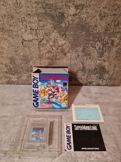 Nintendo Game Boy Classic Spiel Super Mario Land mit OVP und Anleitung NOE - T-Retro-Games 