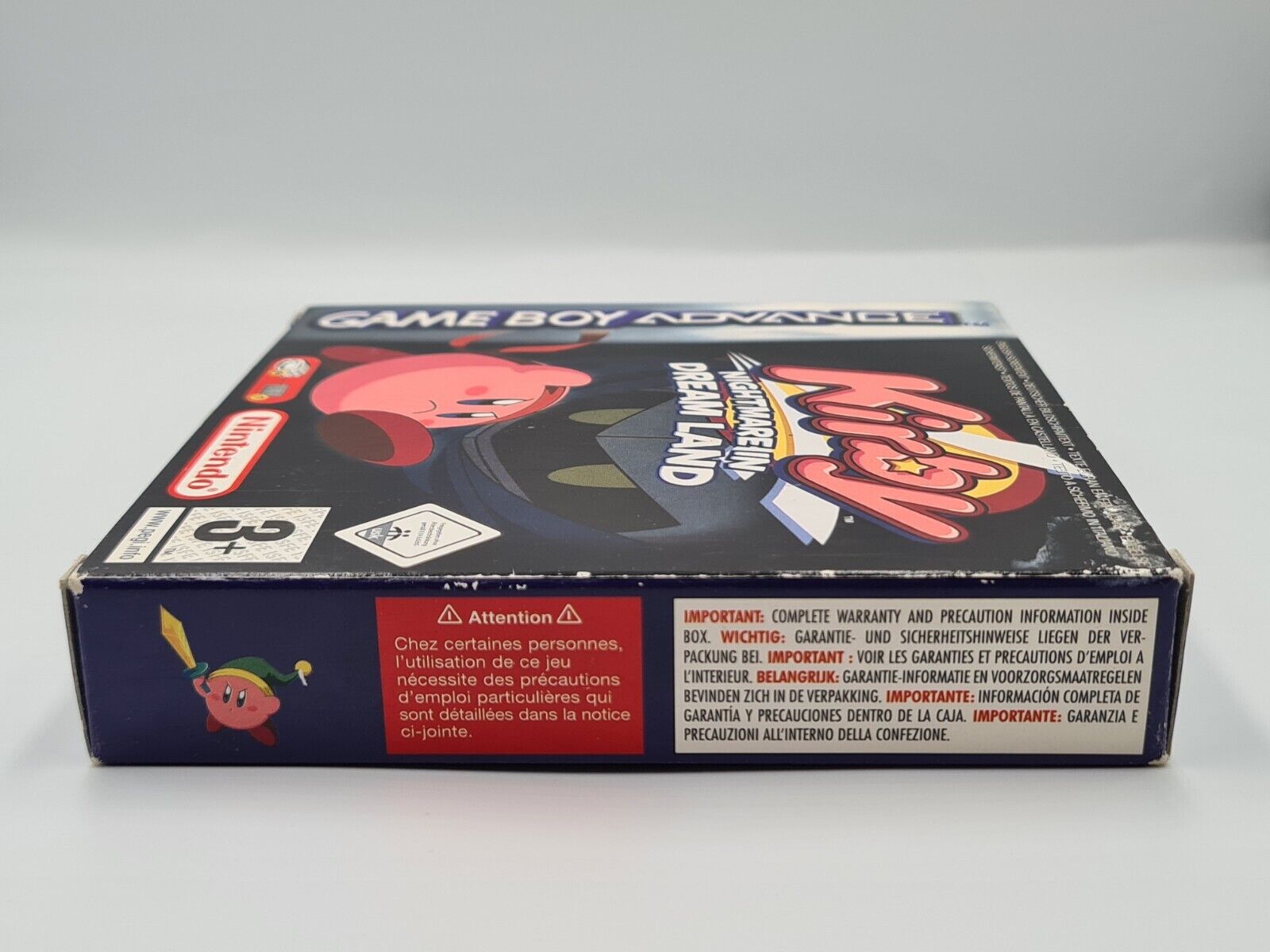 Nintendo Game Boy Advance Kirby Nightmare In Dream Land + OVP und Anleitung EUR - T-Retro-Games 
