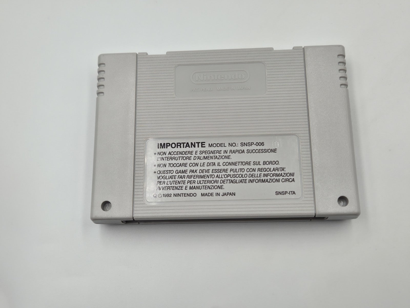 SNES Super Nintendo Spiel Bam Stoker's Dracula mit OVP und Anleitung ITA