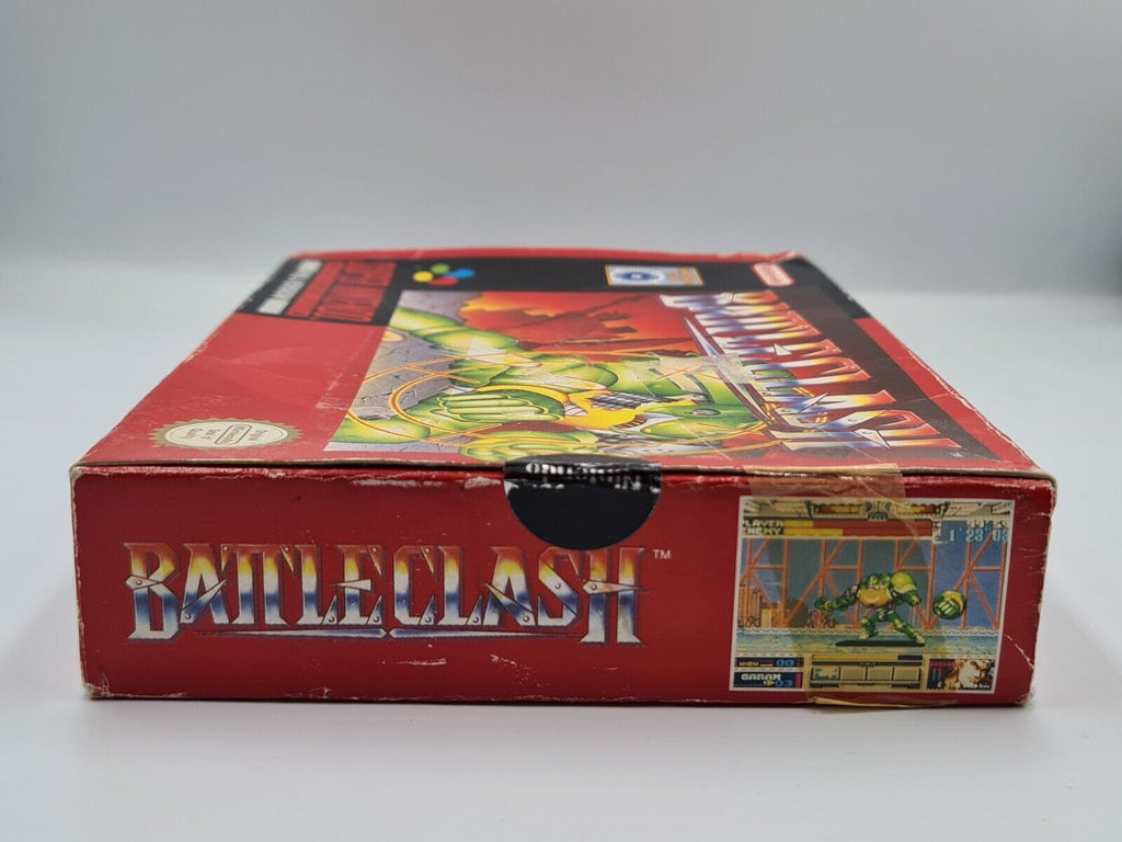 SNES Super Nintendo Battleclash mit OVP und Anleitung UKV - T-Retro-Games 