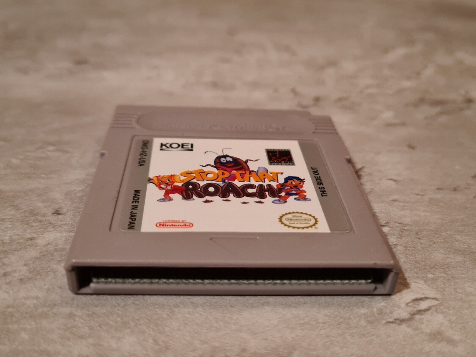 Nintendo Game Boy Classic Spiel Stop That Roach Modul USA - T-Retro-Games 