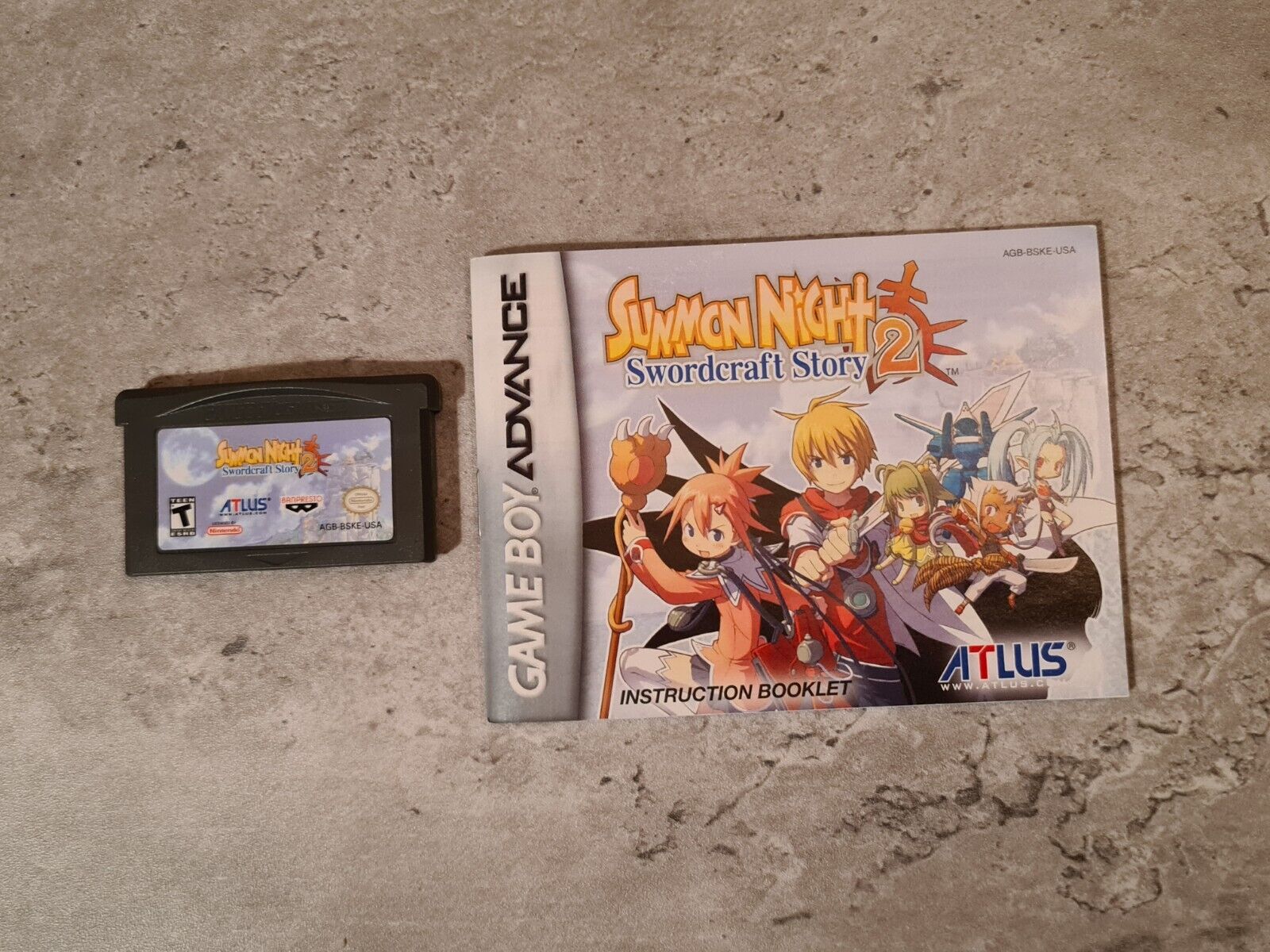 Game Boy Advance Summon Night Swordcraft Story 2 mit OVP und Anleitung USA - T-Retro-Games 