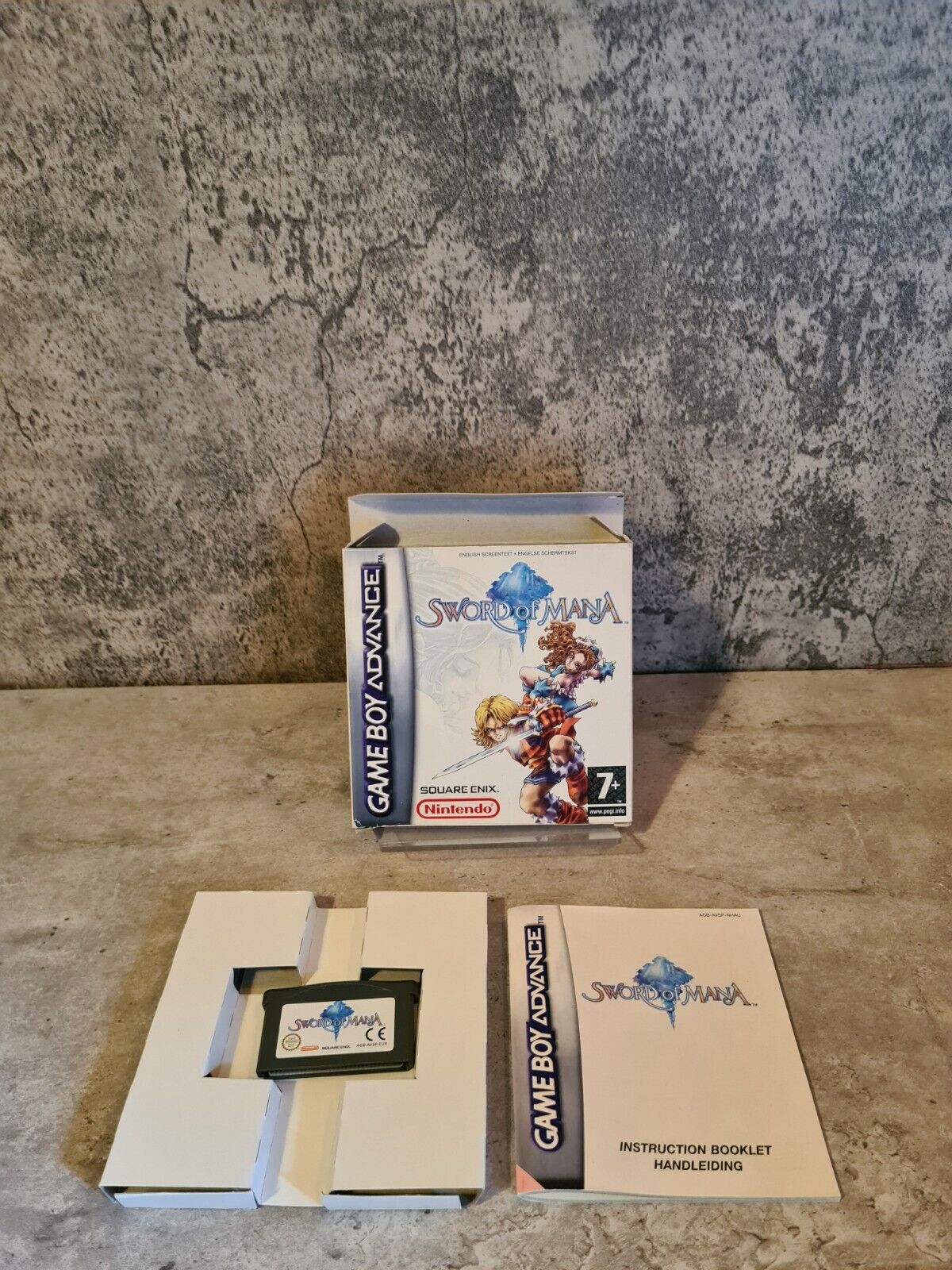Nintendo Gameboy Advance Sword of Mana mit OVP und Anleitung EUR - T-Retro-Games 