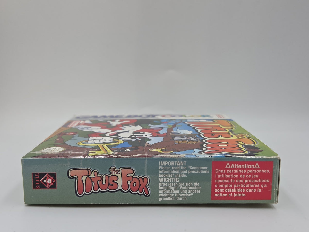 Nintendo Game Boy Color Spiel The Titus Fox mit OVP und Anleitung EUR