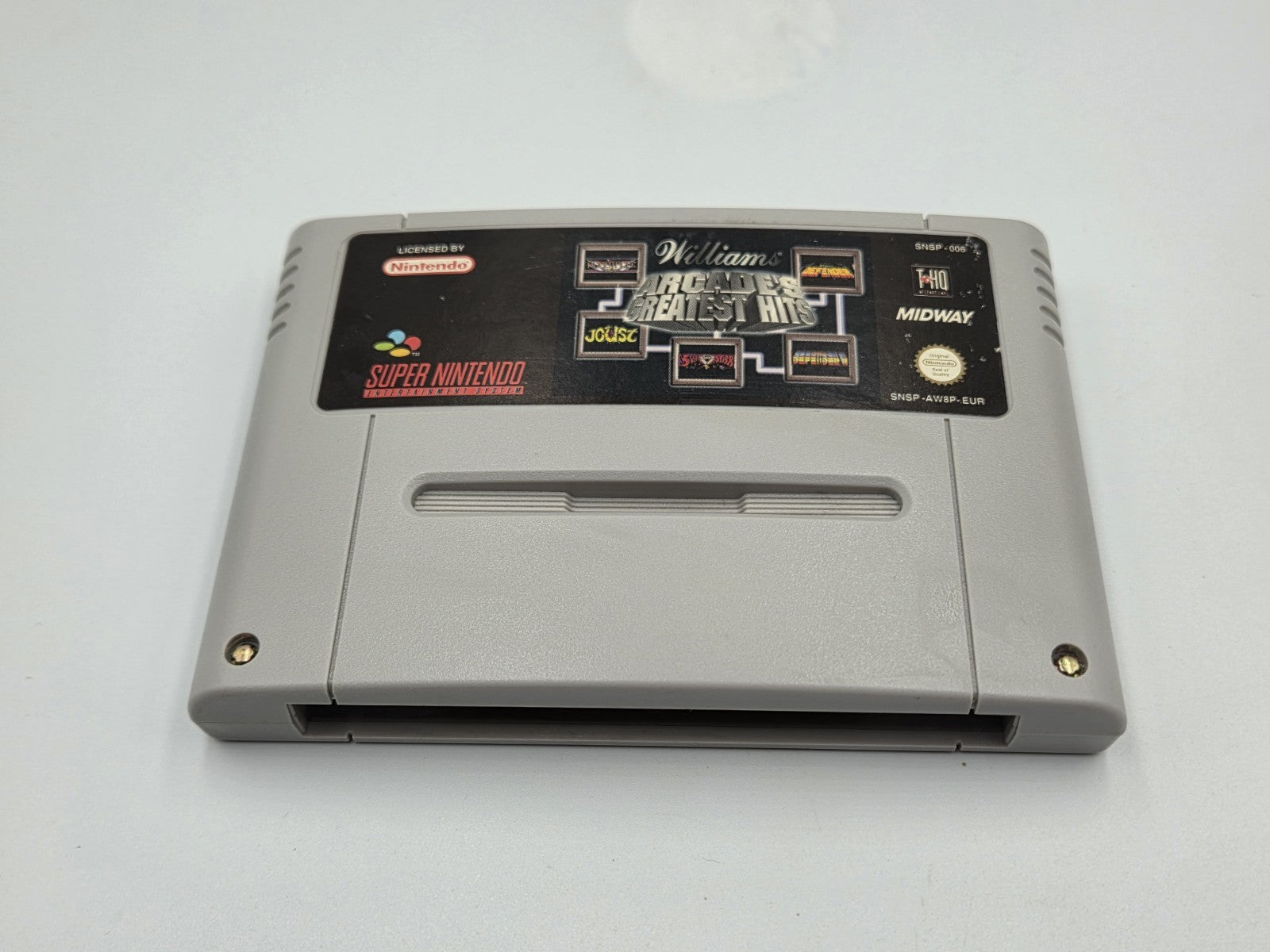 SNES Super Nintendo Williams Arcades Greatest Hits  mit OVP und Anleitung EUR