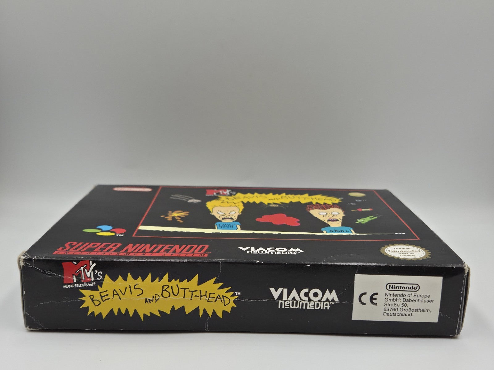 SNES Super Nintendo Beavis and Butt-Head mit OVP und Anleitung EUR