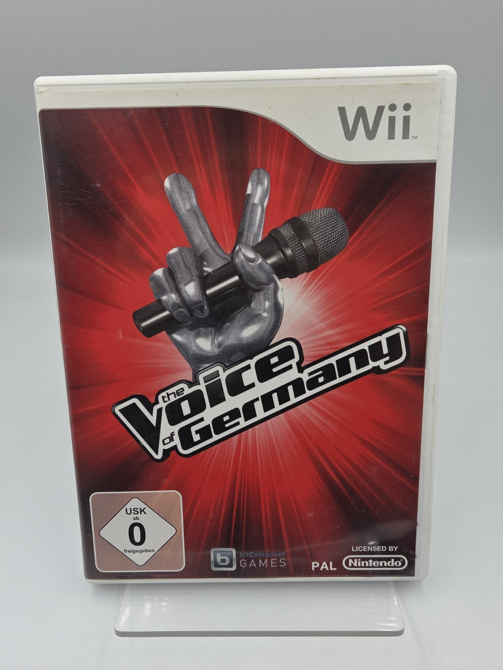 Nintendo Wii Spiel The Voice of Germany mit OVP und Anleitung GER