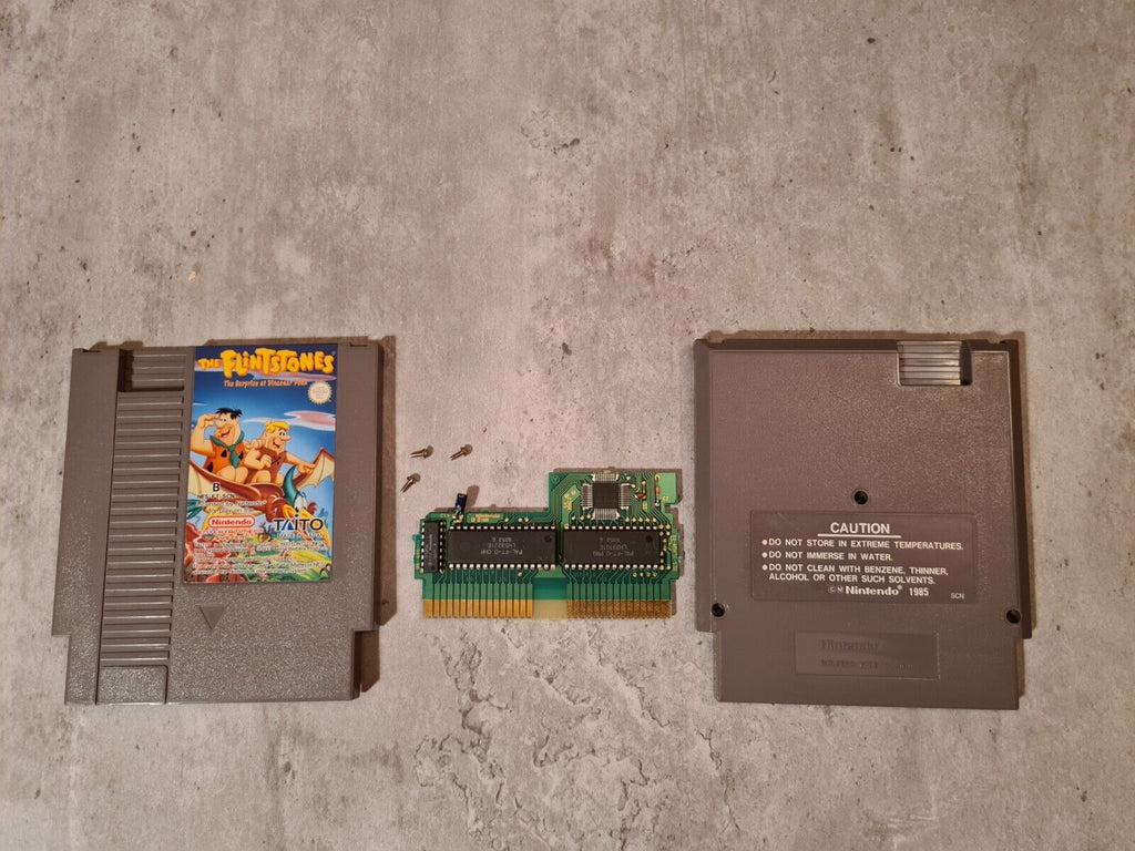 Nintendo NES The Flintstones The Surprise of Dinosaur Peak Modul SCN PAL B - T-Retro-Games 