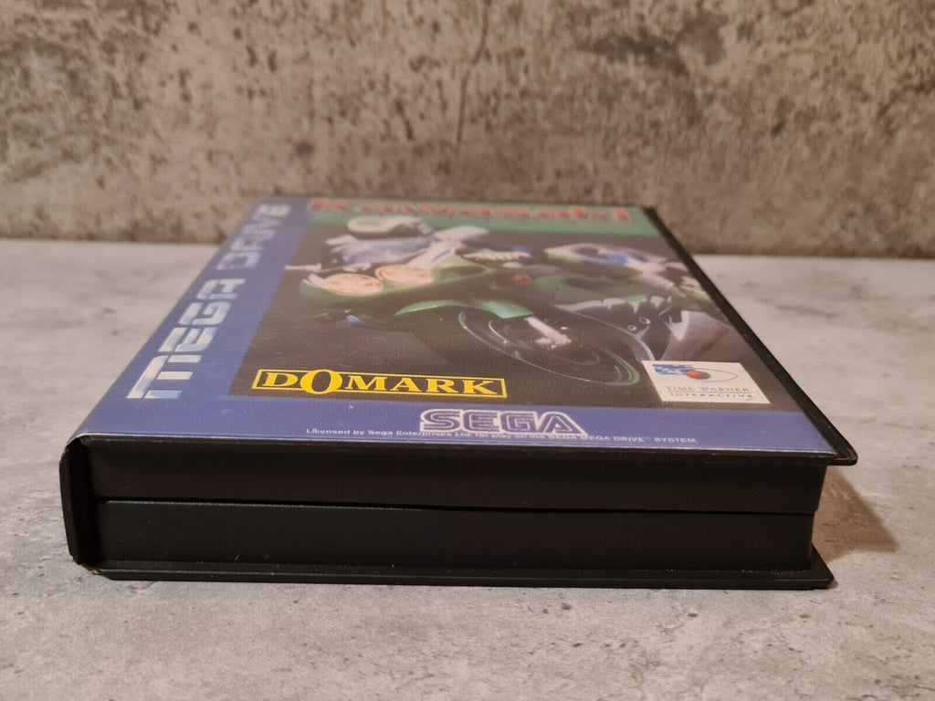 Sega Mega Drive Spiel Kawasaki Superbikes mit OVP und Anleitung Multi Language - T-Retro-Games 