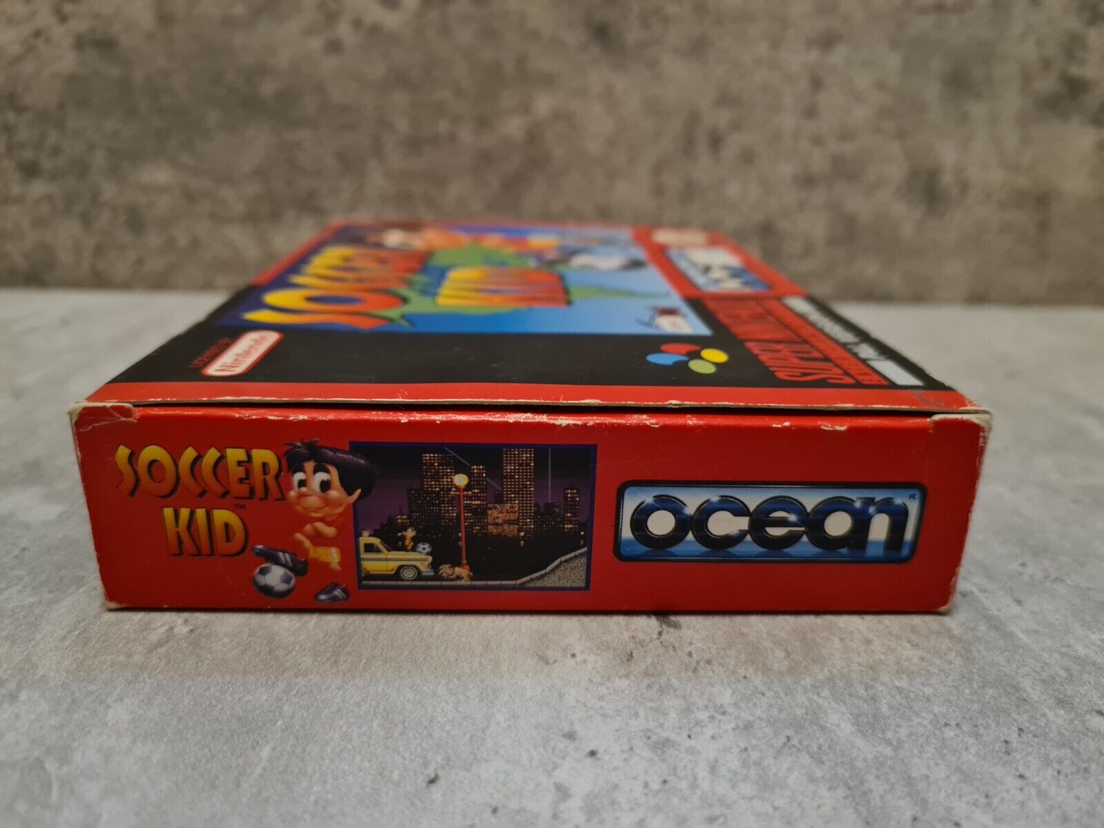 SNES Super Nintendo Soccer Kid mit OVP und Anleitung NOE - T-Retro-Games 