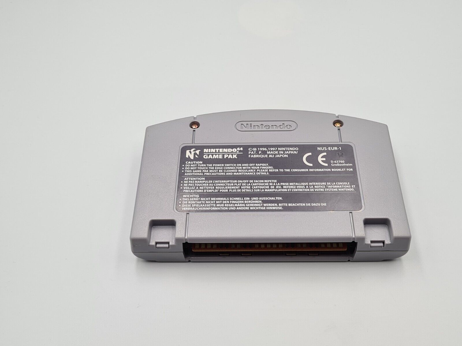 N64 Nintendo 64 PGA European Golf Tour mit OVP und Anleitung EUR - T-Retro-Games 