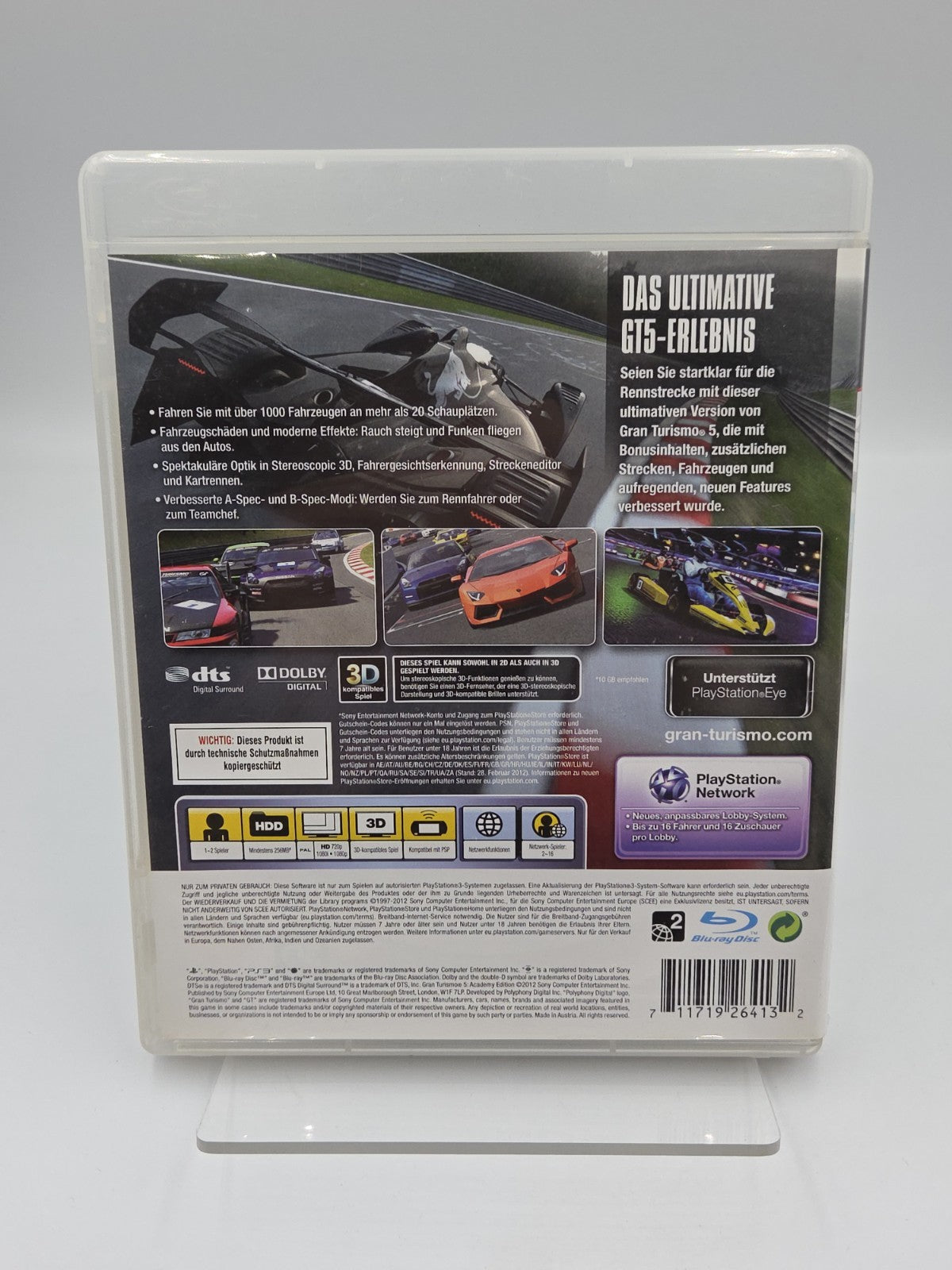 PS3 Playstation 3 Spiel Gran Turismo 5 Academy Edition mit OVP Deutsch