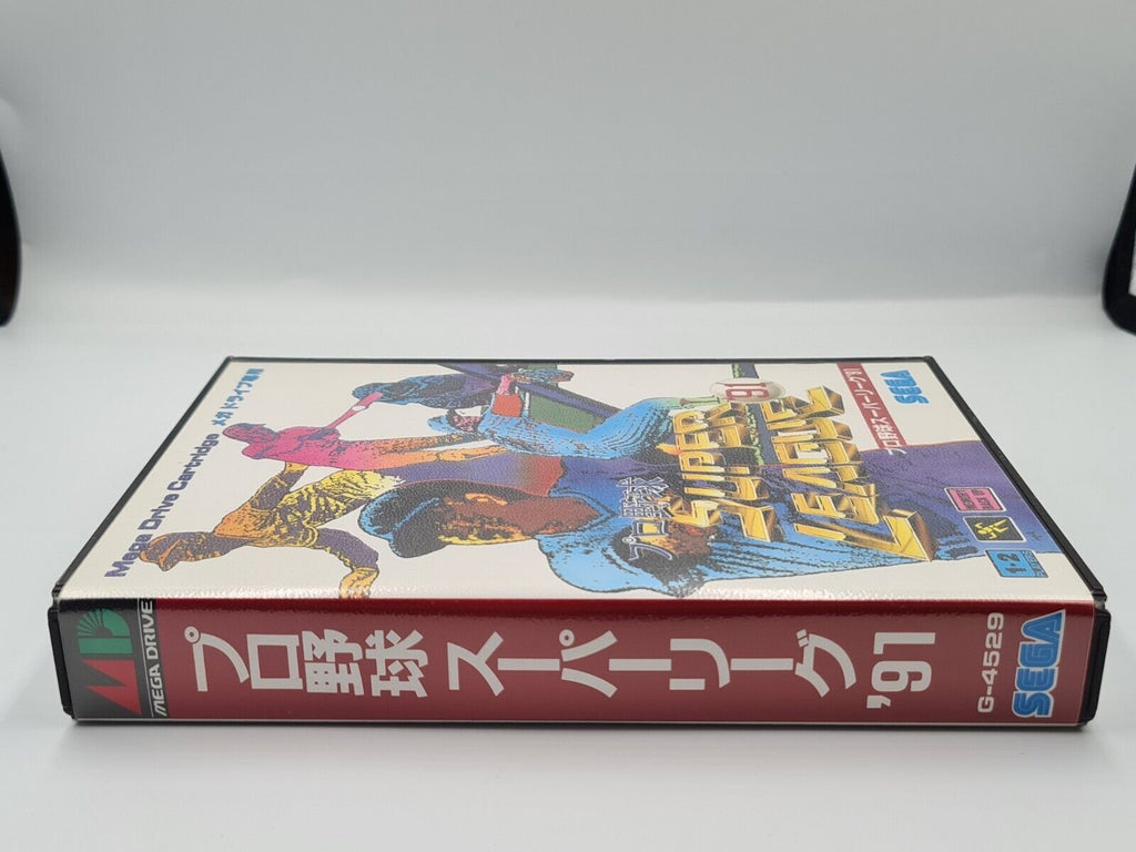 Sega Mega Drive Super League 91 mit OVP und Anleitung Japan Version - T-Retro-Games 