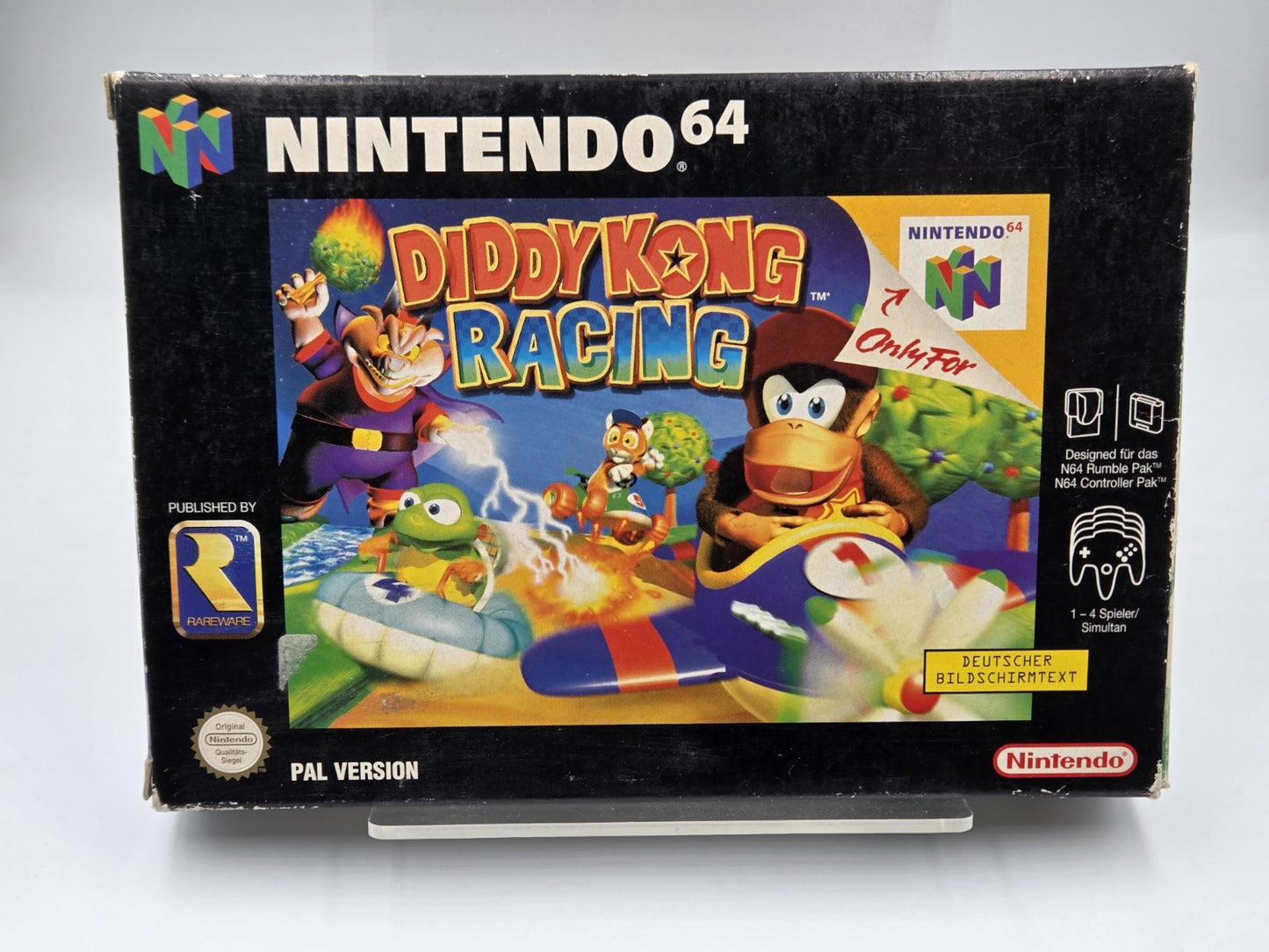 N64 Nintendo 64 Diddy Kong Racing mit OVP und Anleitung NOE