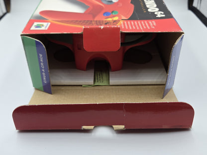 N64 Nintendo 64 Controller Joystick Rot Red OVP EUR