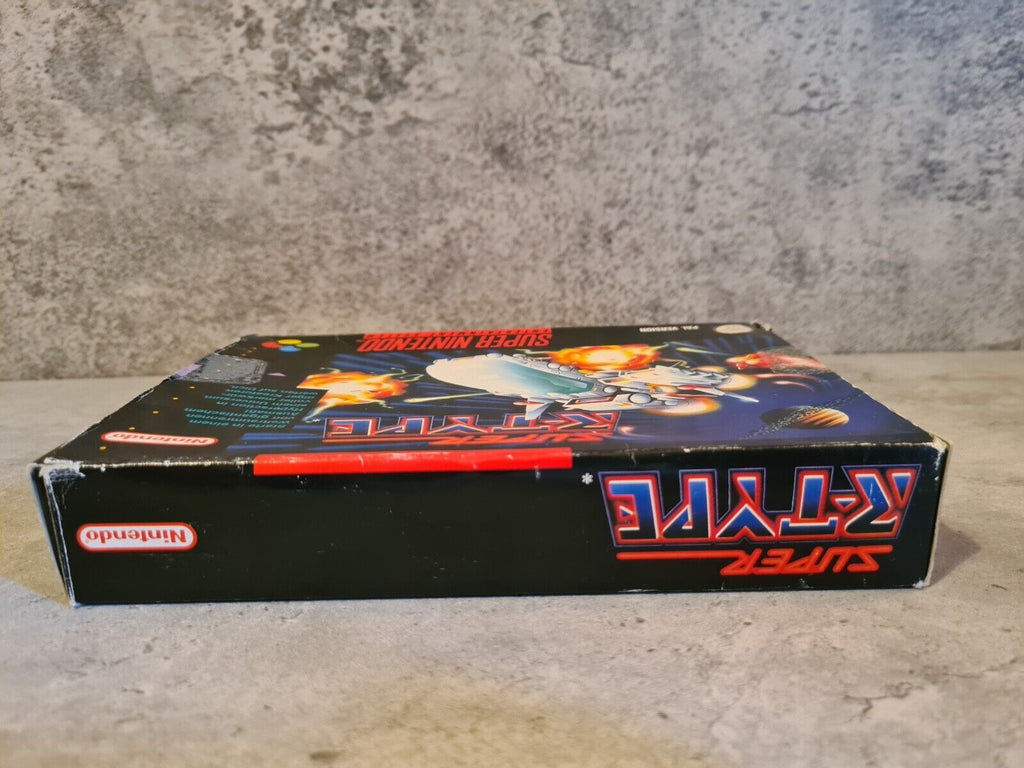 SNES Super Nintendo Super R-Type mit OVP und Anleitung NOE - T-Retro-Games 