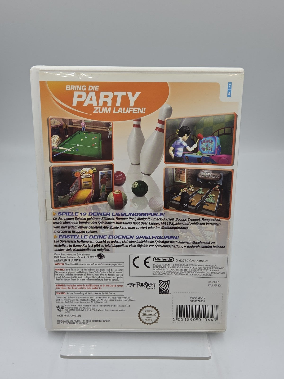Nintendo Wii Spiel Game Party 3 mit OVP und Anleitung NOE
