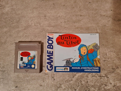 Nintendo Game Boy Classic TinTin au Tibet mit OVP und Anleitung FAH - T-Retro-Games 