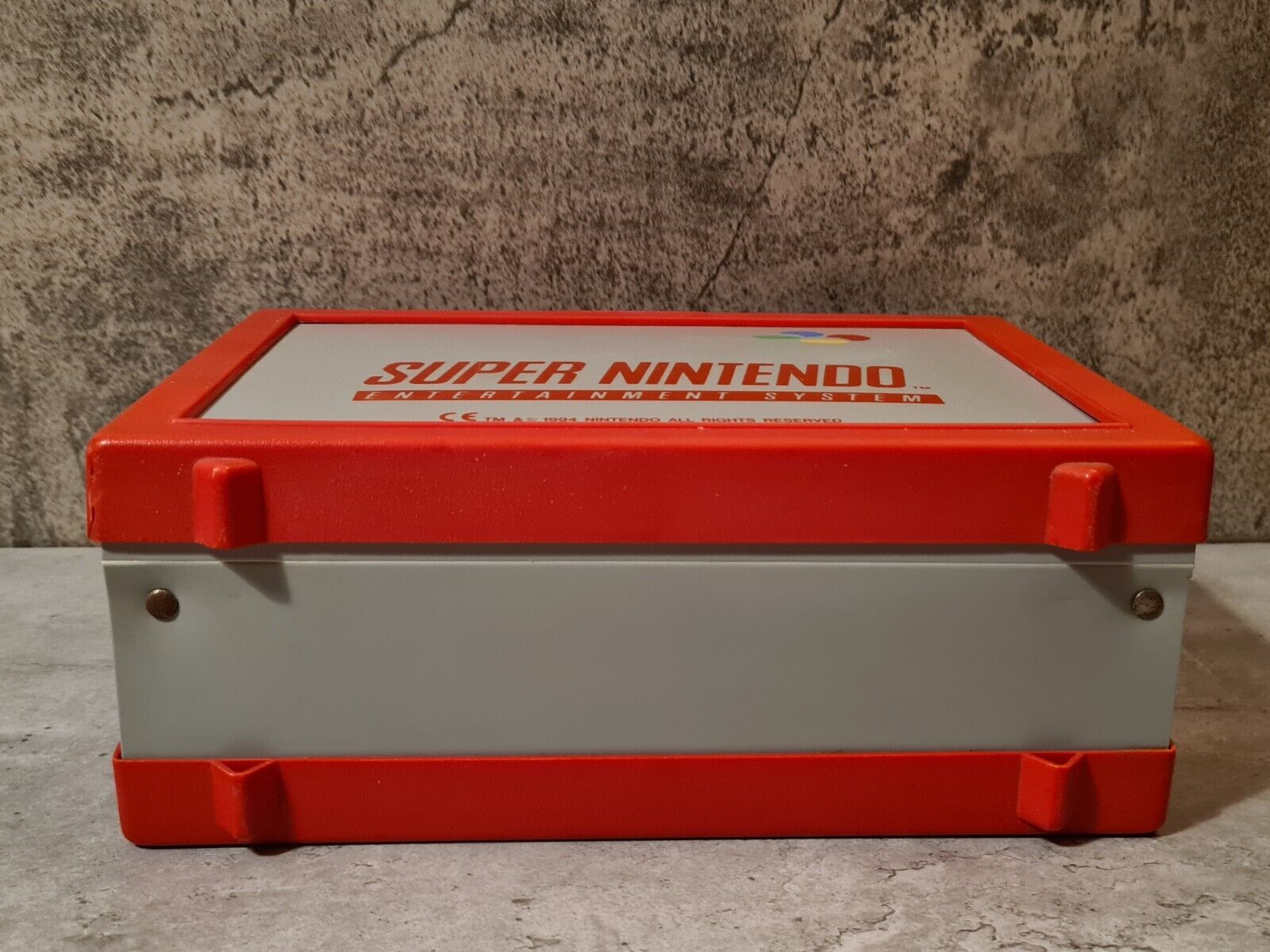 SNES Super Nintendo Koffer Case 1992 - T-Retro-Games 