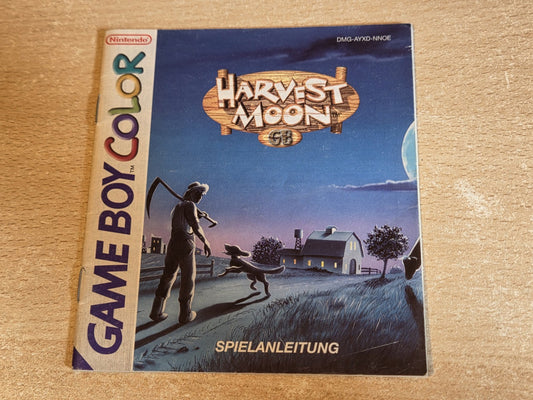 Nintendo Game Boy Color Spielanleitung Harvest Moon NOE