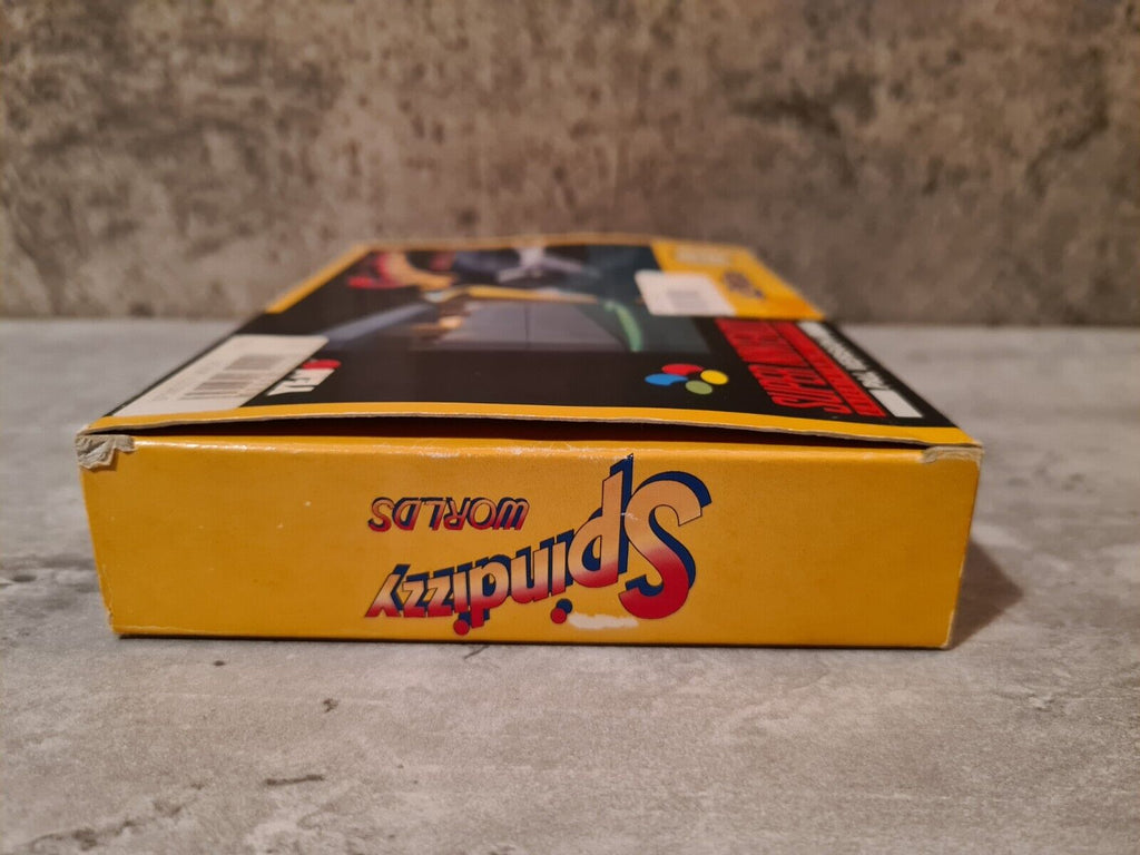 SNES Super Nintendo Spindizzy Worlds mit OVP und Anleitung NOE - T-Retro-Games 