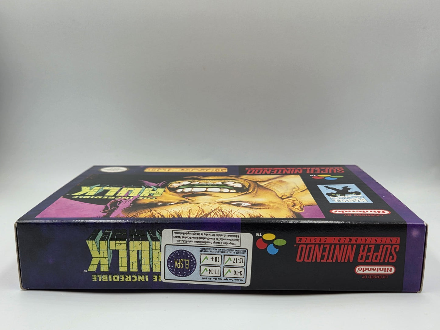 SNES Super Nintendo The Incredible Hulk mit OVP und Anleitung EUR