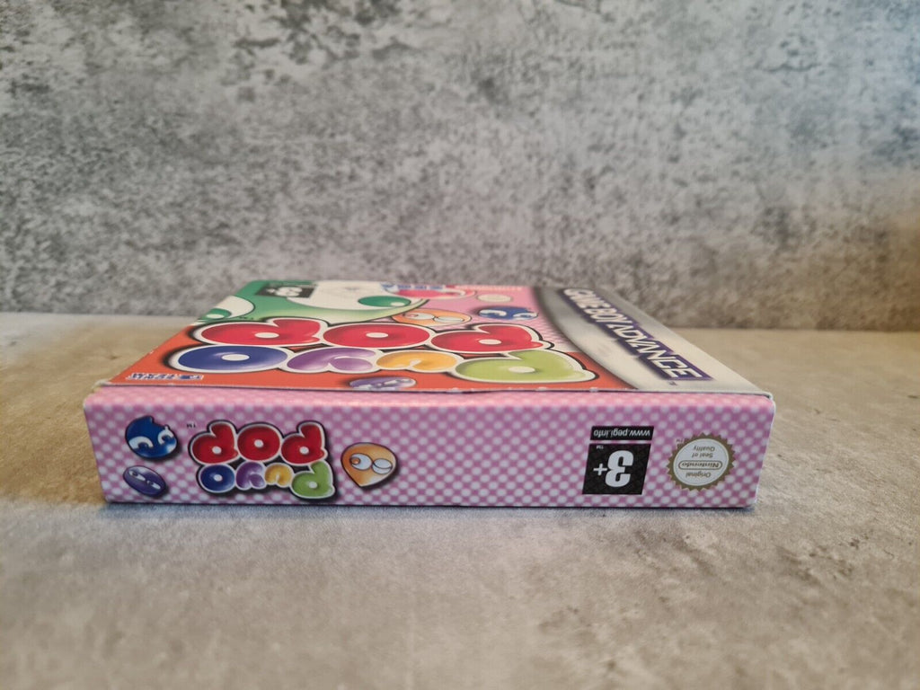 Gameboy Advance Puyo Pop mit OVP und Anleitung EUR - T-Retro-Games 