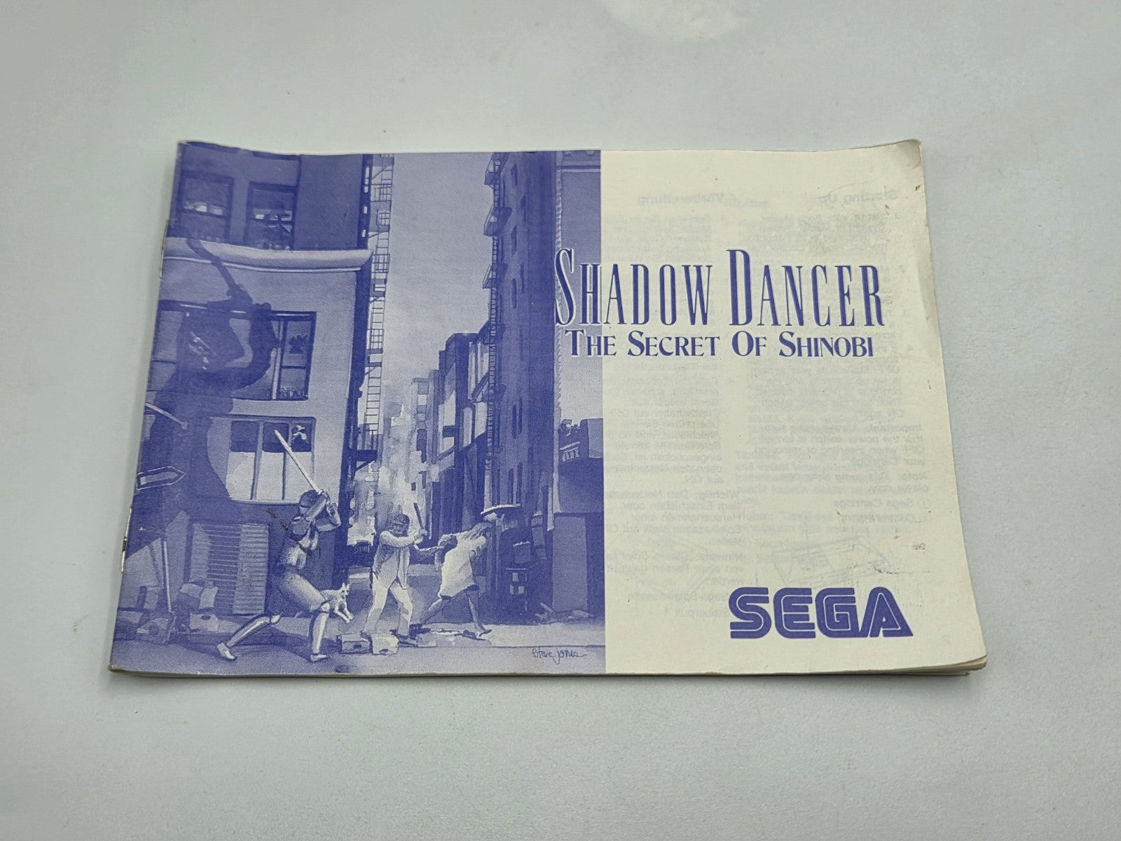 Sega Master System Shadow Dancer  mit OVP und Anleitung Multi Language 