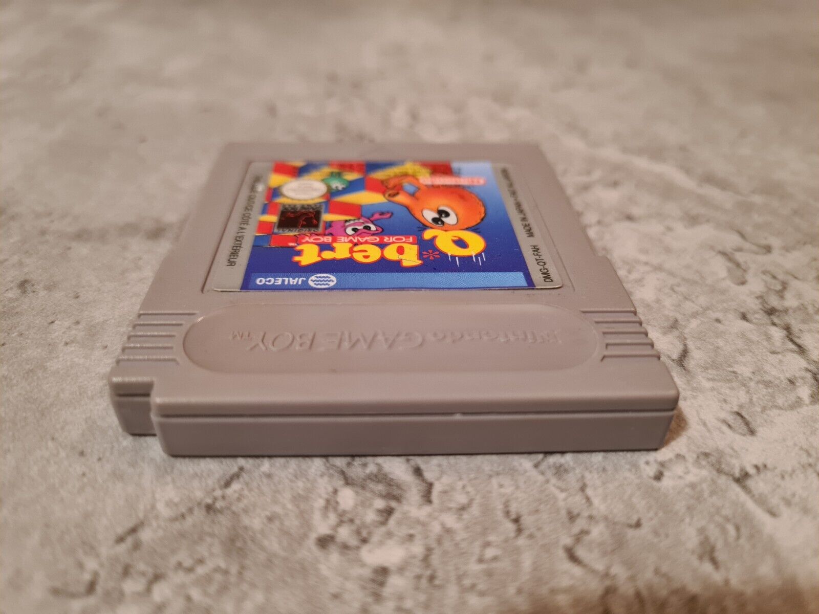Nintendo Gameboy Classic Spiel Q Bert Modul FAH - T-Retro-Games 