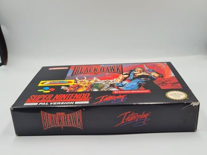 SNES Super Nintendo BlackHawk mit OVP und Anleitung NOE - T-Retro-Games 