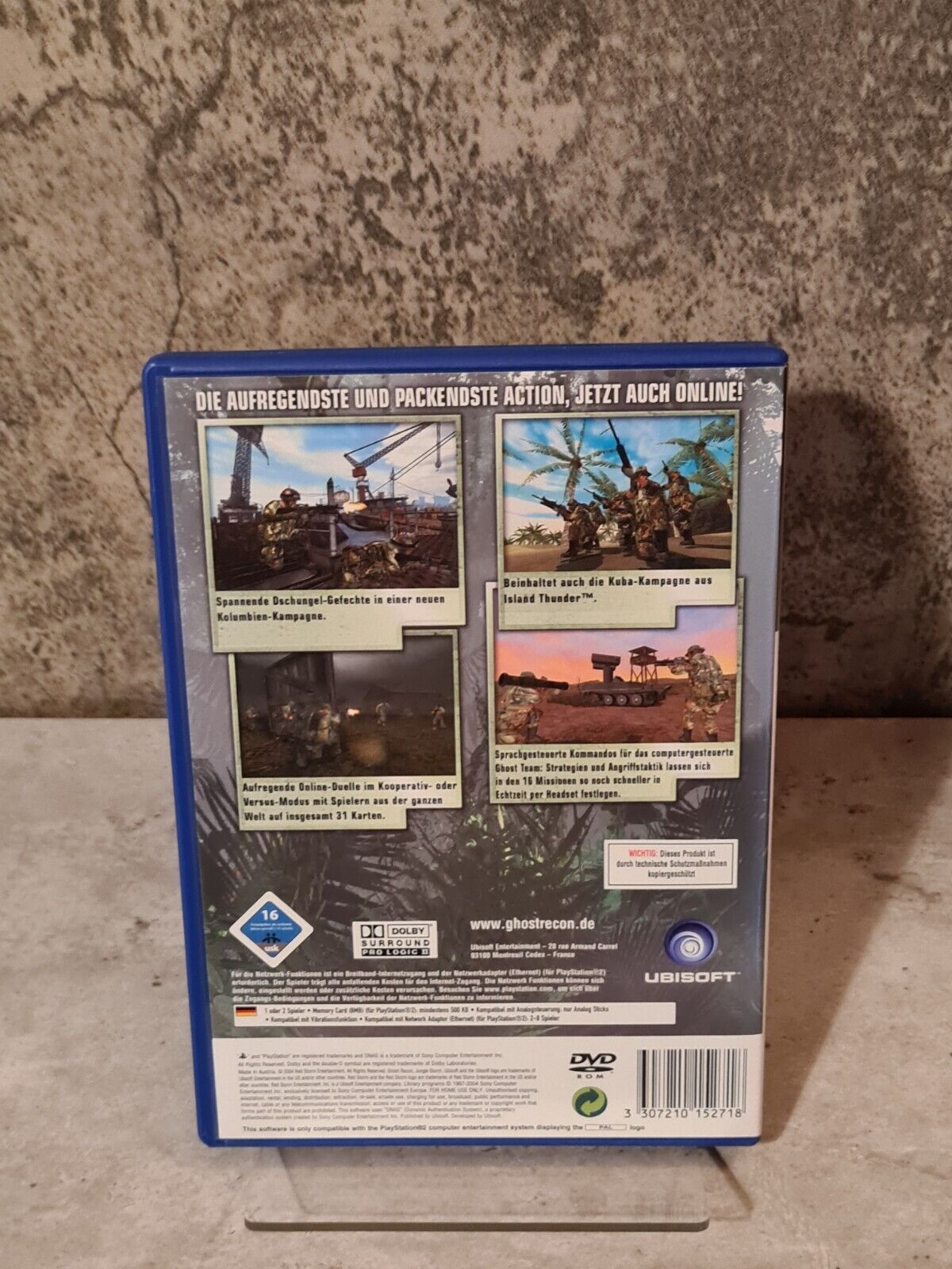 PS2 Playstation 2 Tom Clancy's Ghost Recon Jungle Storm OVP + Anleitung Deutsch - T-Retro-Games 