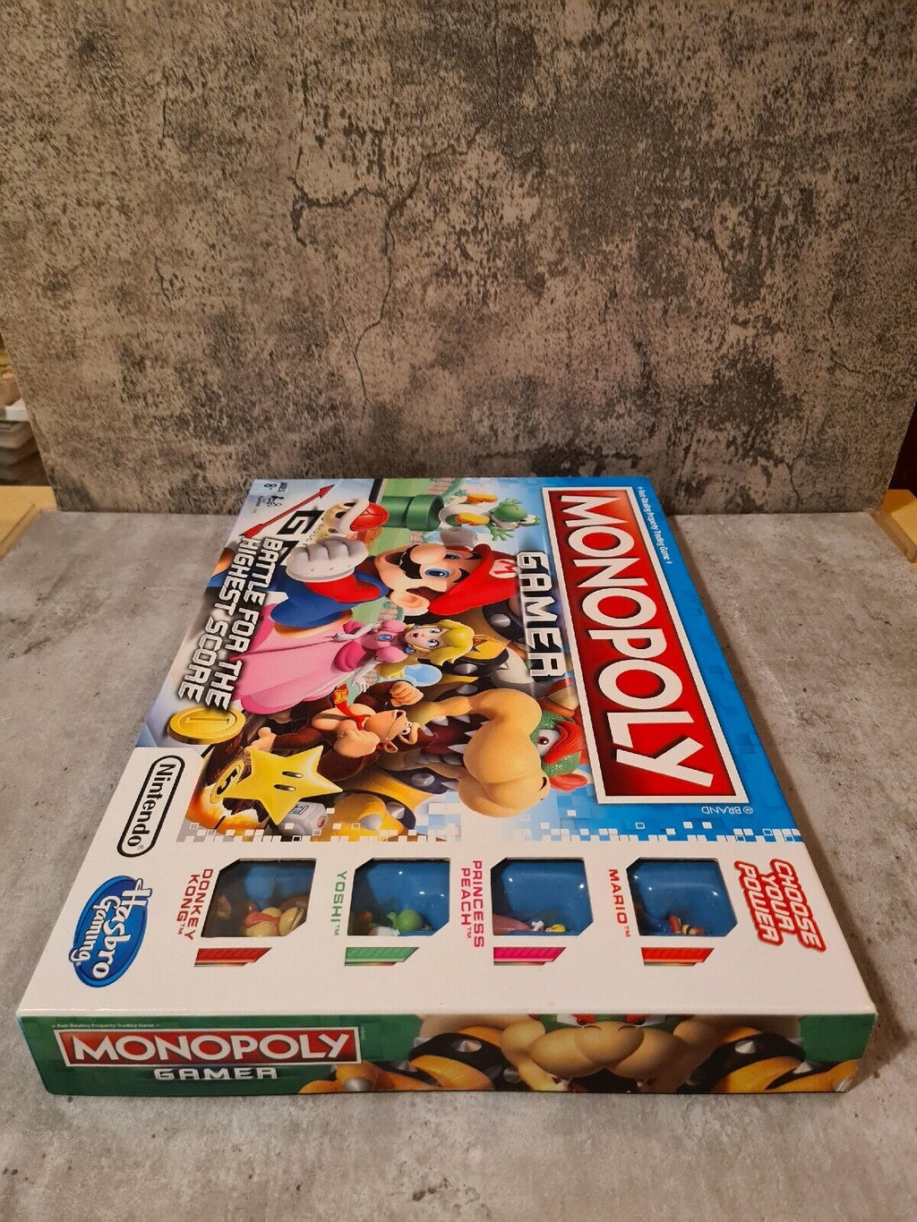 Monopoly Gamer Super Mario Hasbro Sealed Neu New Englisch English - T-Retro-Games 