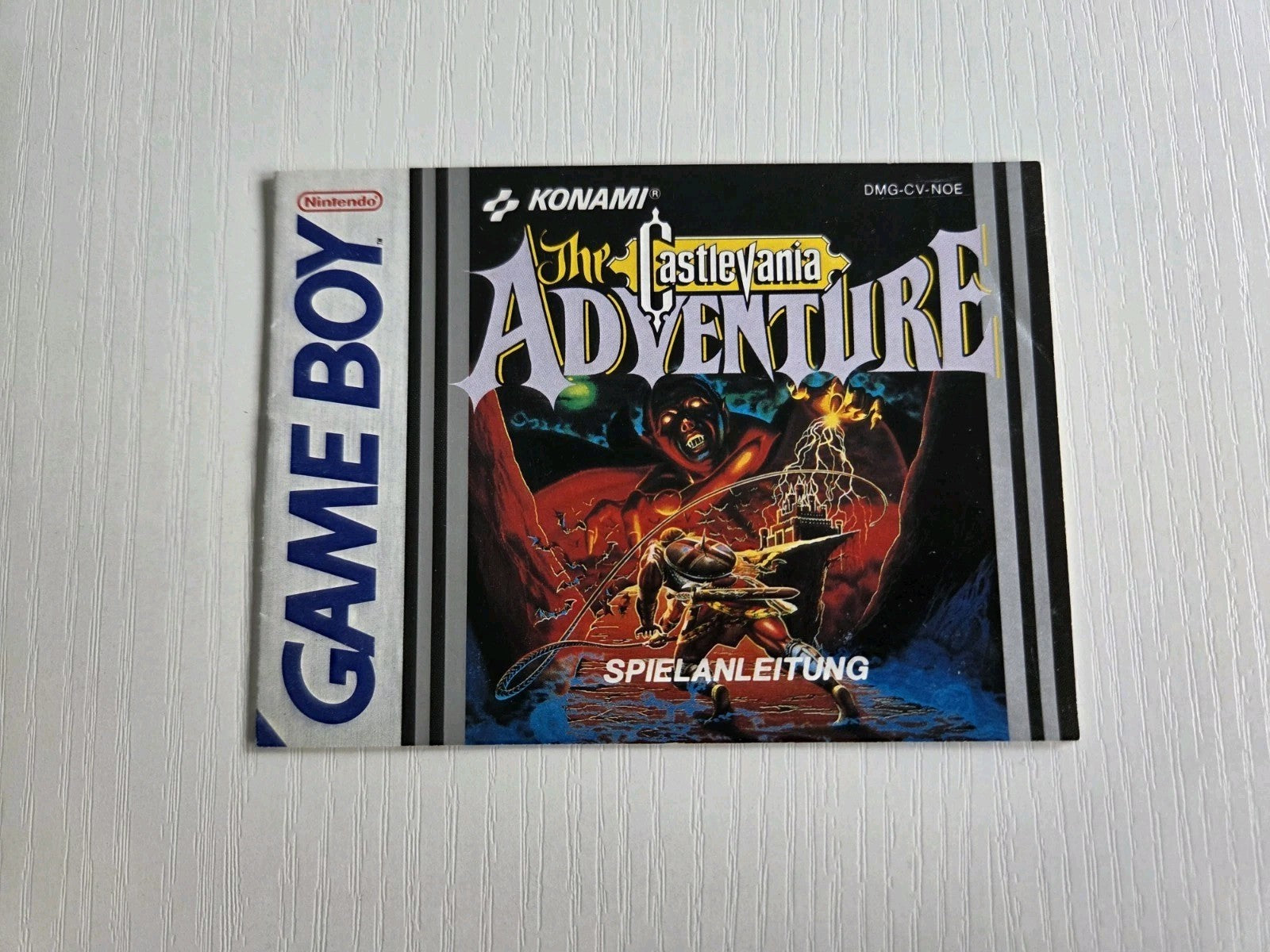 Game Boy Classic The Castlevania Adventure Spielanleitung NOE