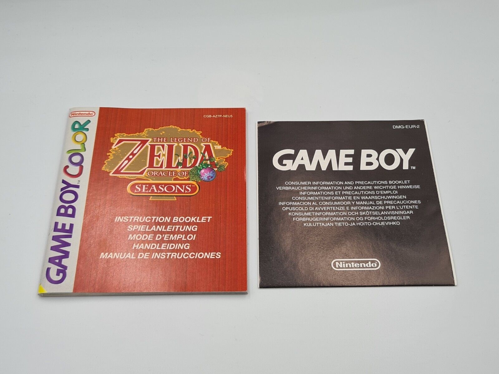 Game Boy Color The Legend of Zelda Oracle of Seasons mit OVP und Anleitung EUR - T-Retro-Games 