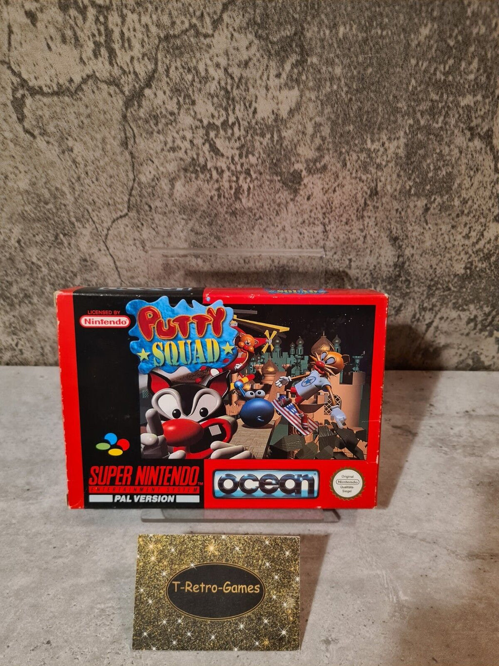 SNES Super Nintendo Putty Squad mit OVP und Anleitung NOE - T-Retro-Games 