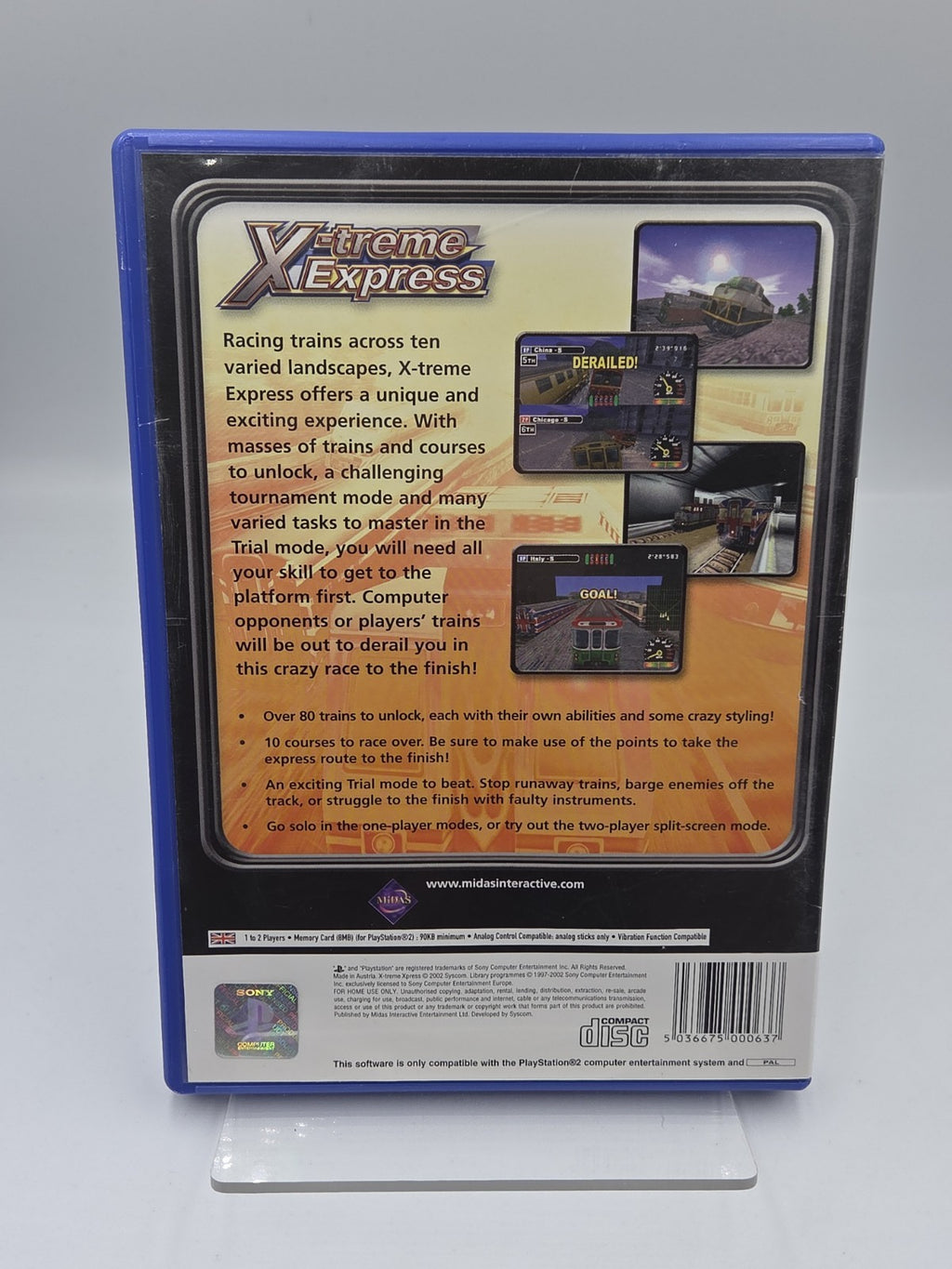 PS2 Playstation 2 Spiel X-treme Express mit OVP und Anleitung Englisch