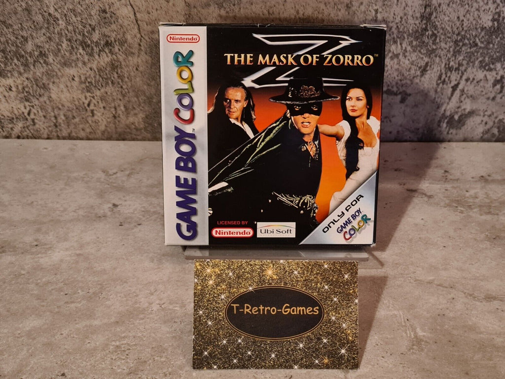 Nintendo Game Boy Color The Mask of Zorro mit OVP und Anleitung EUR - T-Retro-Games 