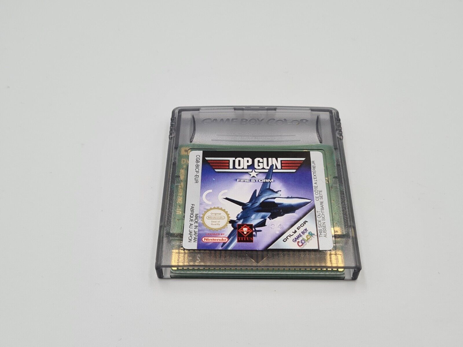 Nintendo Game Boy Color Top Gun Fire Storm mit OVP und Anleitung EUR - T-Retro-Games 