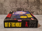 SNES Super Nintendo Out Of This World mit OVP und Anleitung NTSC-USA - T-Retro-Games 