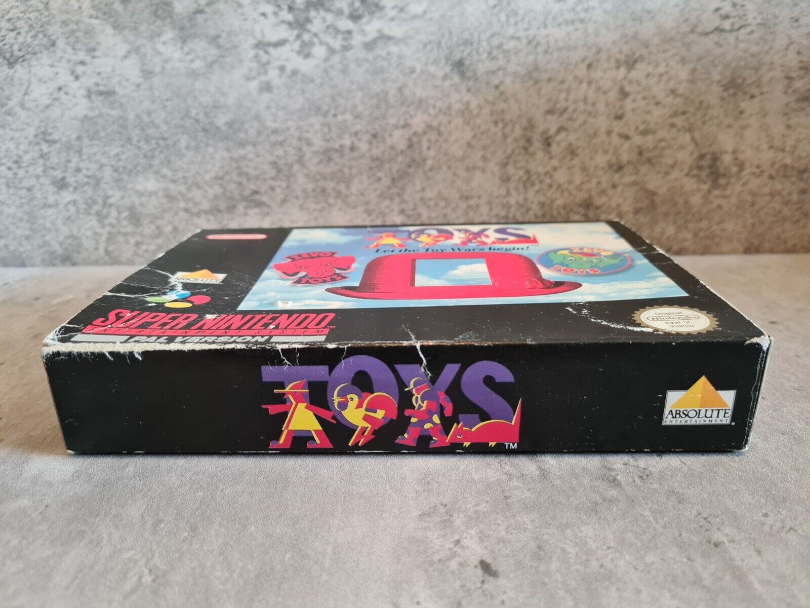 SNES Super Nintendo Toys Let the Toy Wars begin! mit OVP und Anleitung UKV - T-Retro-Games 
