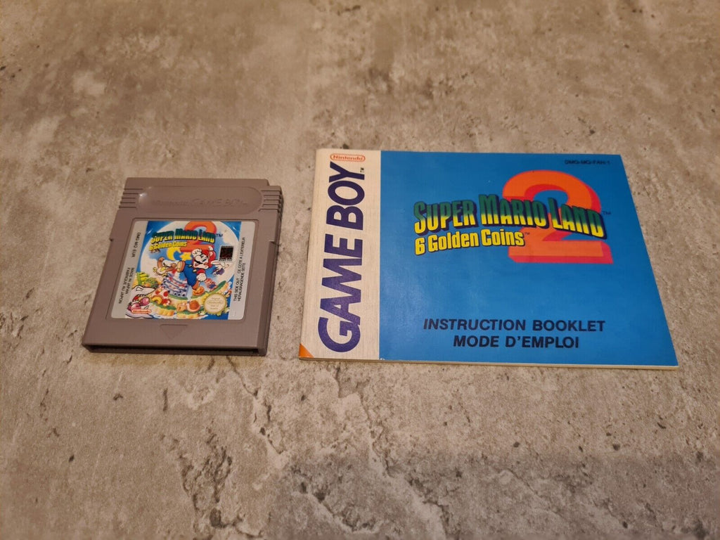 Nintendo Gameboy Super Mario Land 2 : 6 Golden Coins mit OVP und Anleitung FAH - T-Retro-Games 