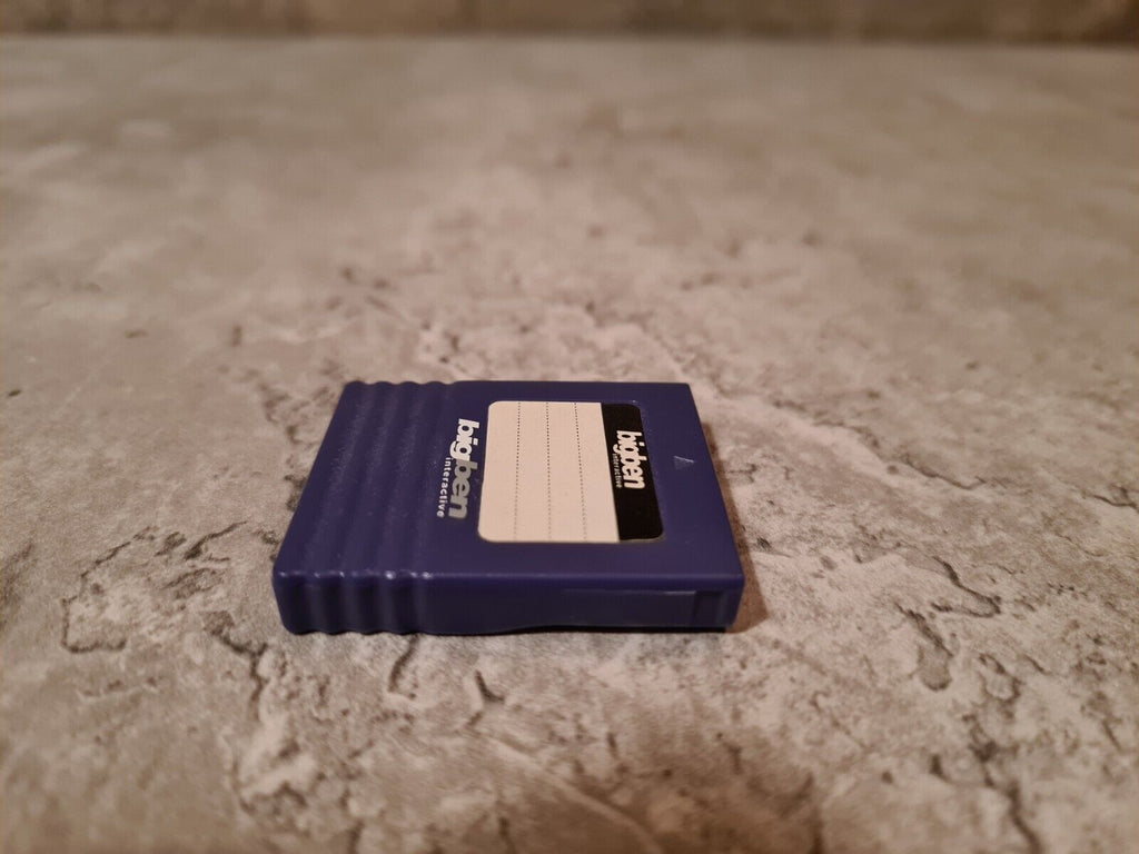 Nintendo Gamecube Memory Card 4 MB BigBen Lila Violett - T-Retro-Games 