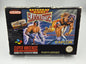 SNES Super Nintendo Saturday Night Slammasters Leer OVP Empty Box ESP