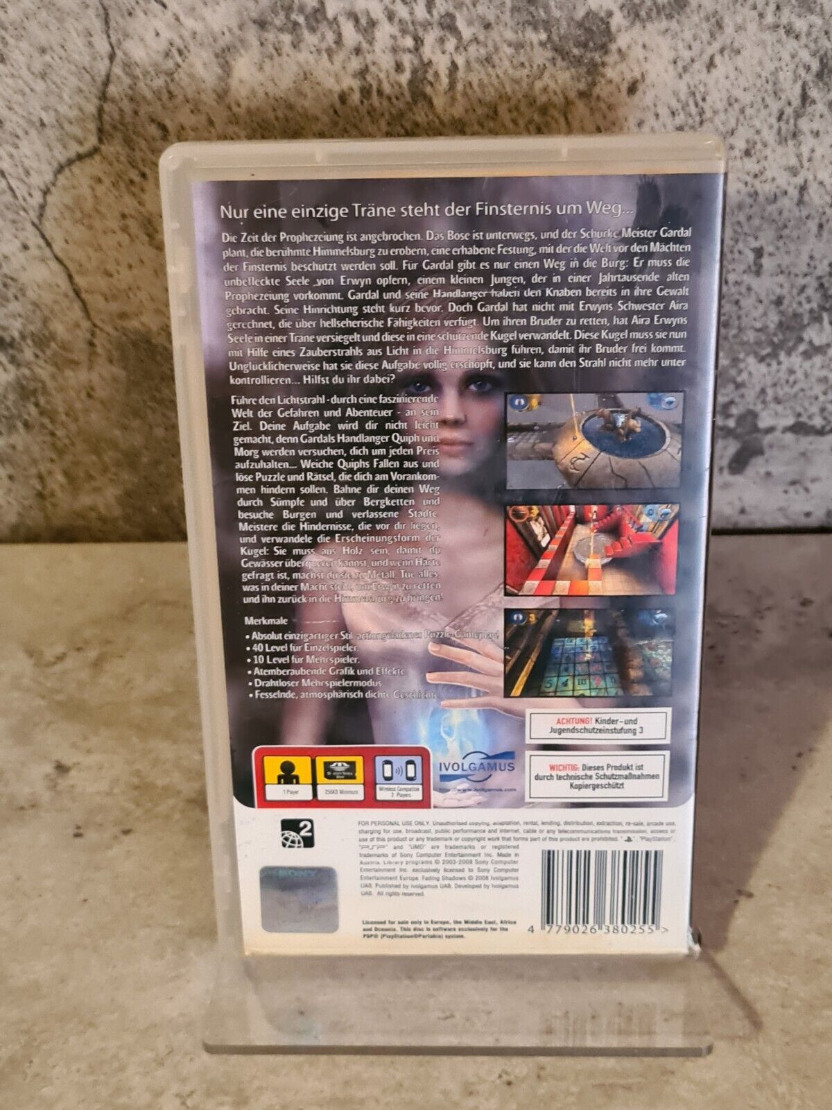 Sony PSP Spiel Fading Shadows mit OVP und Anleitung Deutsch - T-Retro-Games 