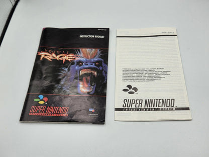SNES Super Nintendo Primal Rage mit OVP und Anleitung EUR