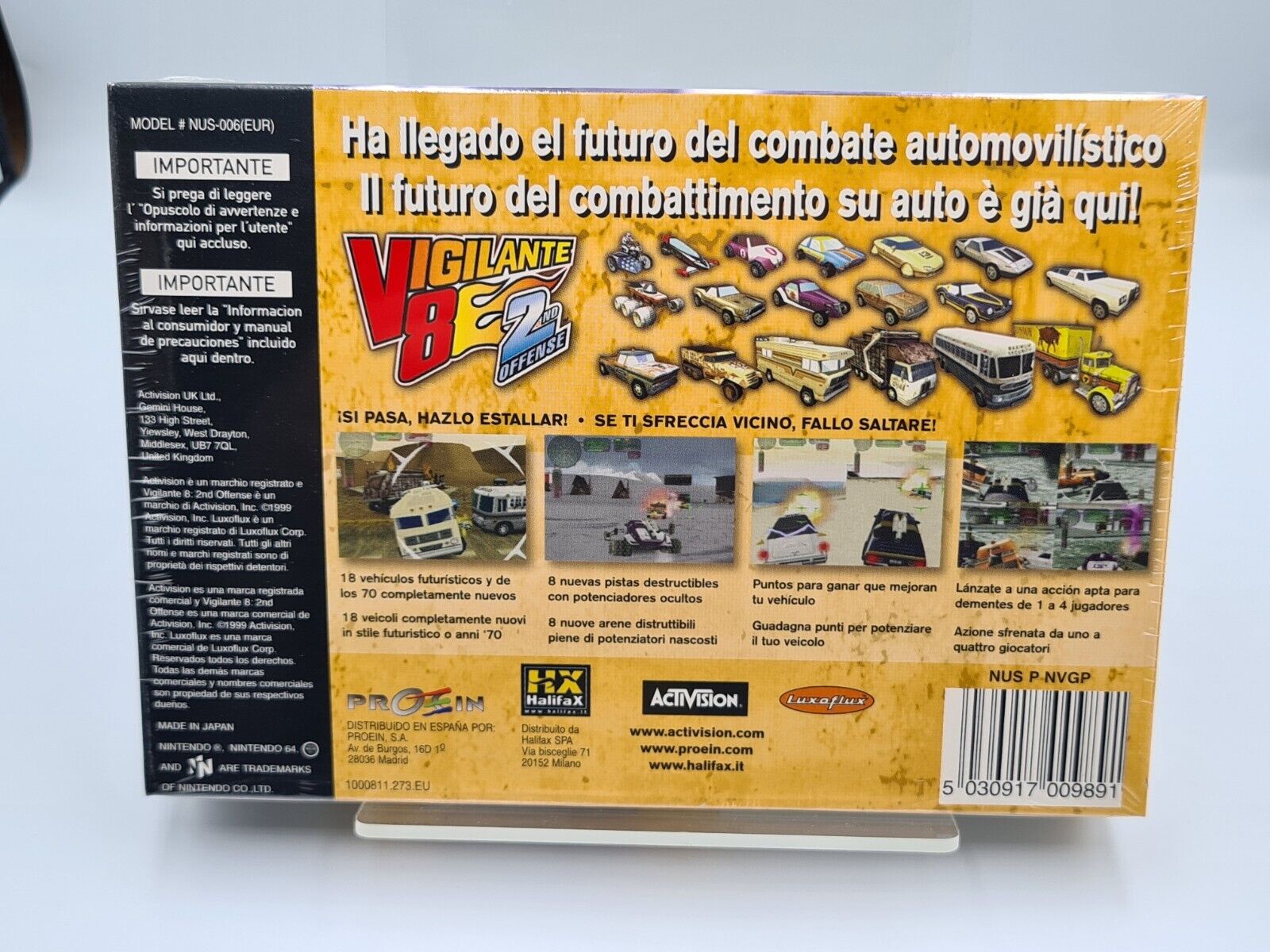 N64 Nintendo 64 Vigilante 8 2nd Offense Sealed NEW NEU EUR - T-Retro-Games 