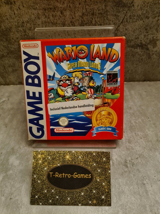 Nintendo Game Boy Wario Land Super Mario Land 3 mit OVP und Anleitung NOE - T-Retro-Games 