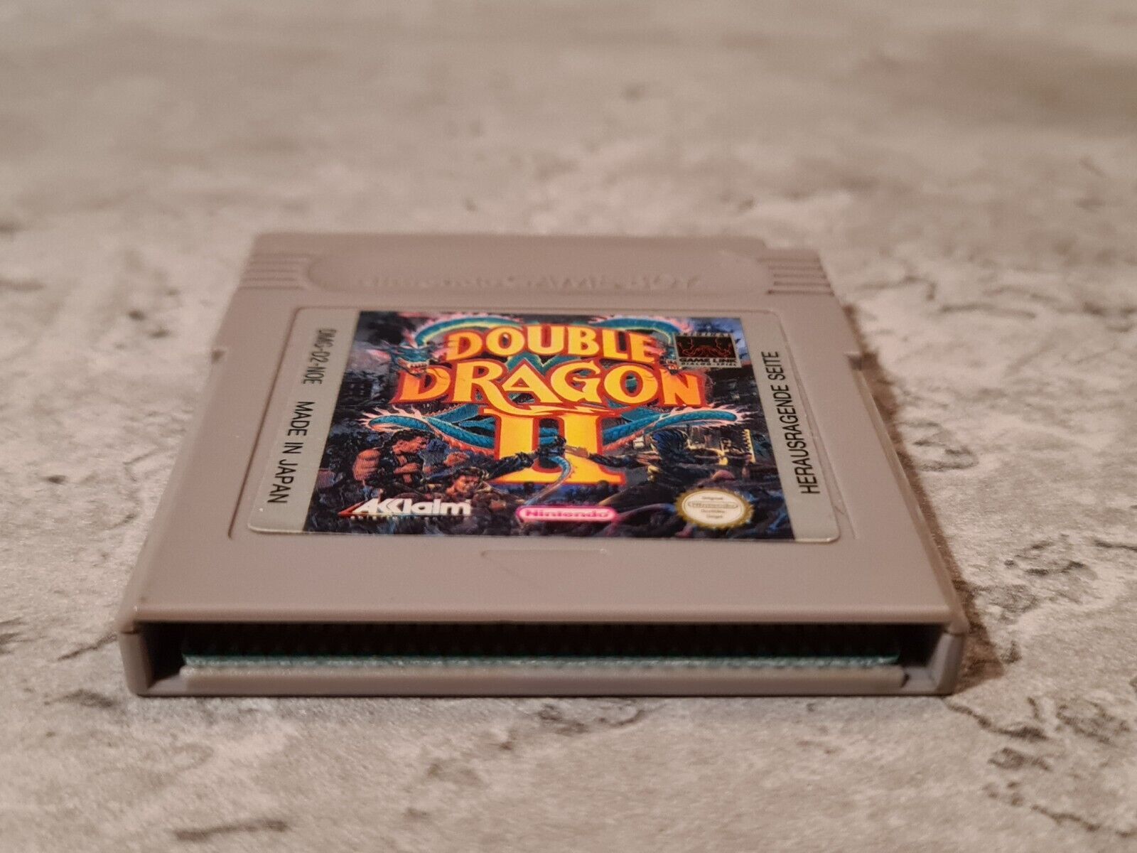 Nintendo Game Boy Classic Spiel Double Dragon II Modul NOE - T-Retro-Games 